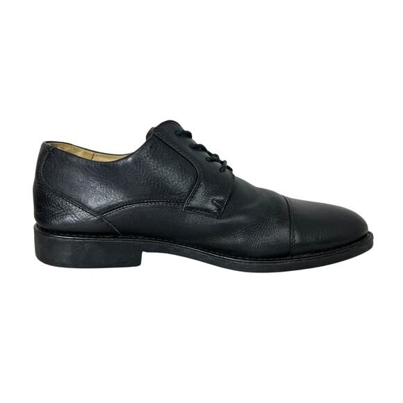 Belvedere Men\'s Black Soft Leather Duke Cap Toe Oxfords Size 10D Office Church main image 11